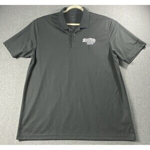 Nike Performance Polo Shirt  With  Logo Dark Gray Mens XL
